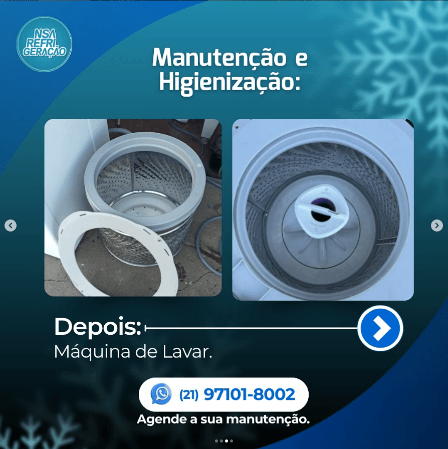 Higienização profunda de ar-condicionado